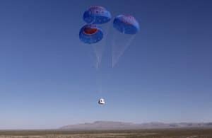 Atterrissage en toute sécurité de la capsule New Shepard NS-18 sur le site