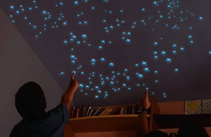 etoiles phosphore chambre féerique magique enfant